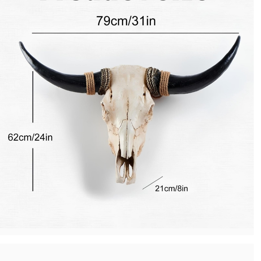 Replica Cow Skull